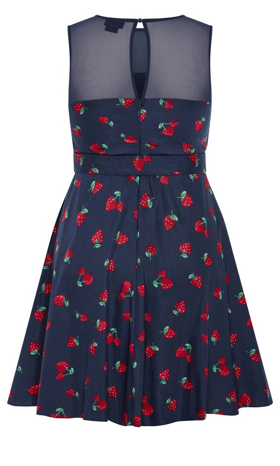 Molly Dress - navy, NAVY, alternate image number null
