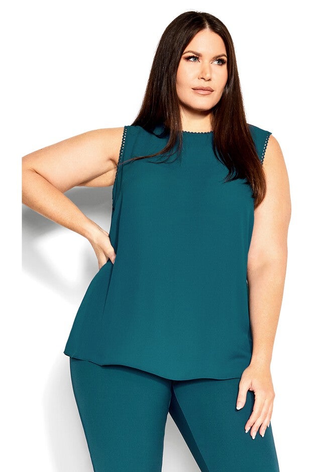 Avery Top - teal, GREEN, hi-res image number null