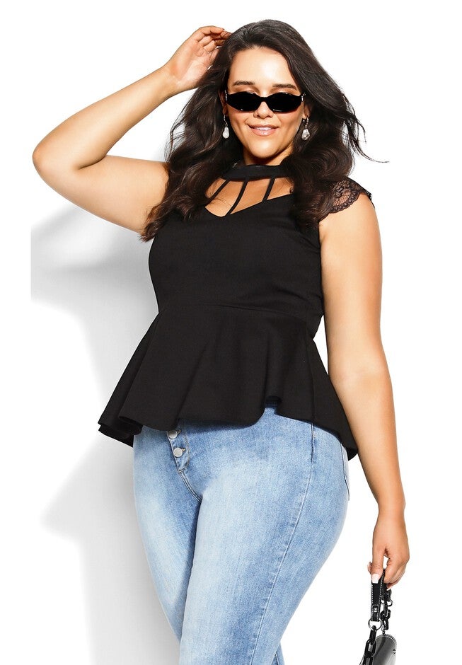Layla Top - black, BLACK, hi-res image number null