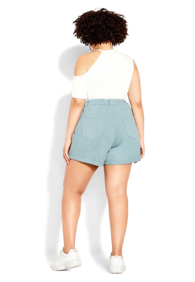 Denim Lounge Short - juniper, GREEN, on-hover image number null