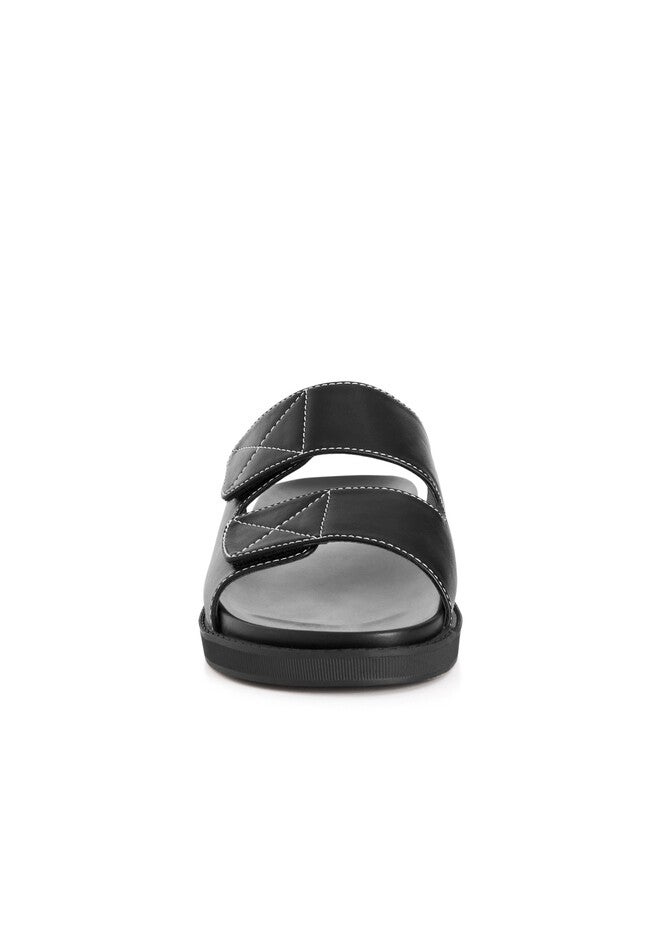WIDE FIT Stitch Sandy Slide - black, BLACK, alternate image number null