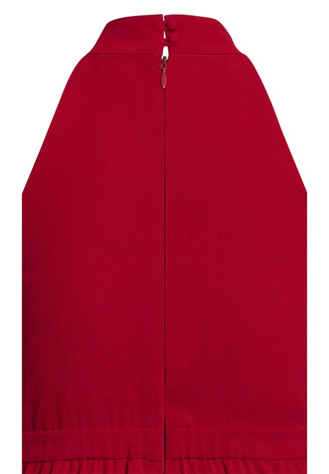 Class Halter Jumpsuit - currant, RED, alternate image number 3