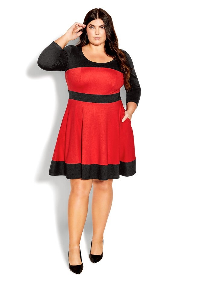 Valerie Dress - red, RED, hi-res image number null
