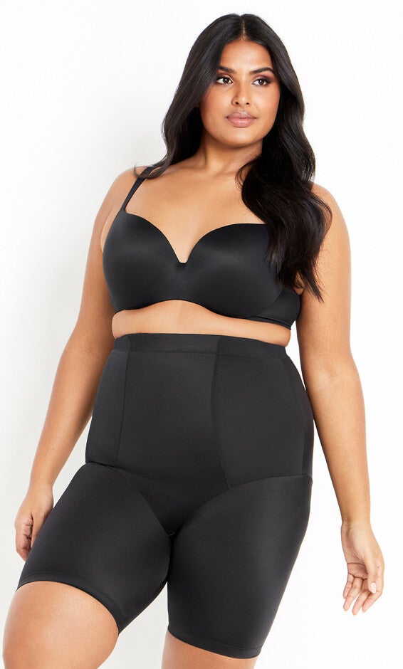 Smooth & Chic Thigh Shaper - black, BLACK, hi-res image number null