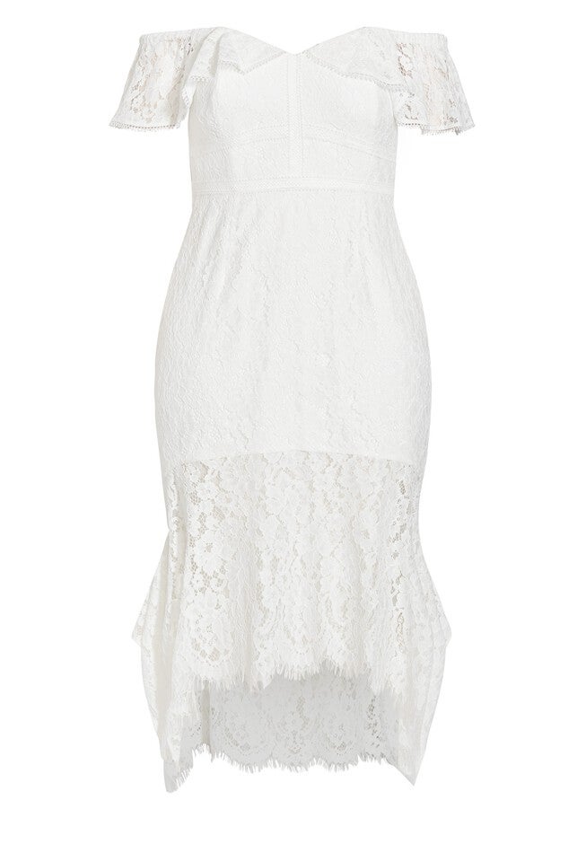 Angel Lace Dress - ivory, WHITE, alternate image number 5