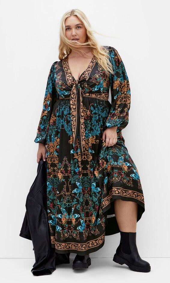 Ivanna Maxi Dress - opulent, BLACK, hi-res image number 0