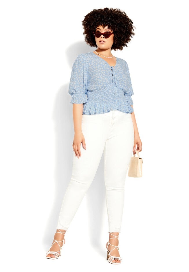 Cecillia Top - blue, BLUE, alternate image number 5