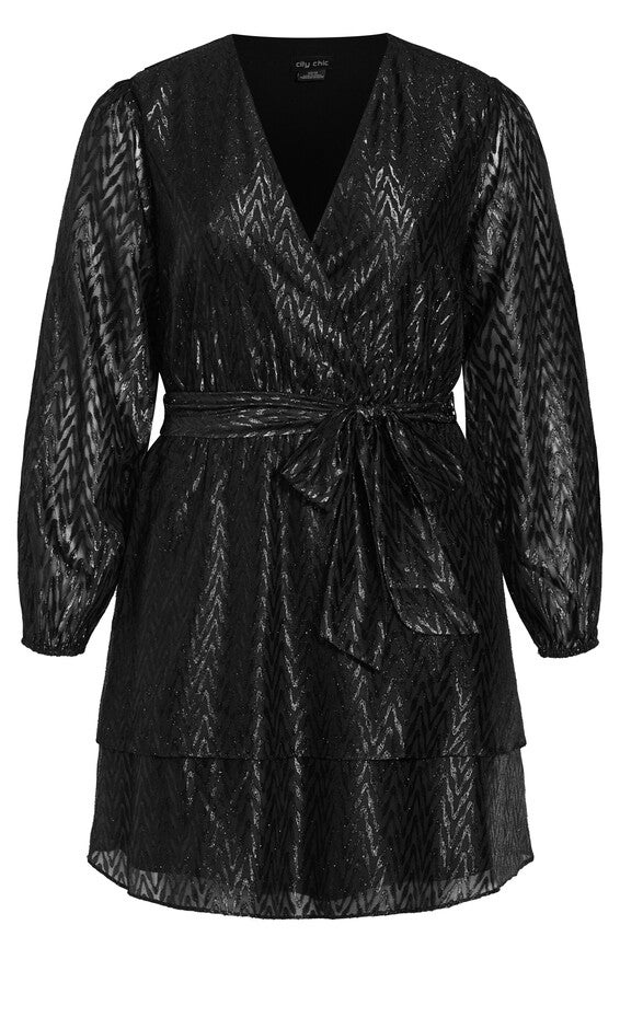 Sexy Glimmer Dress - black, BLACK, alternate image number null