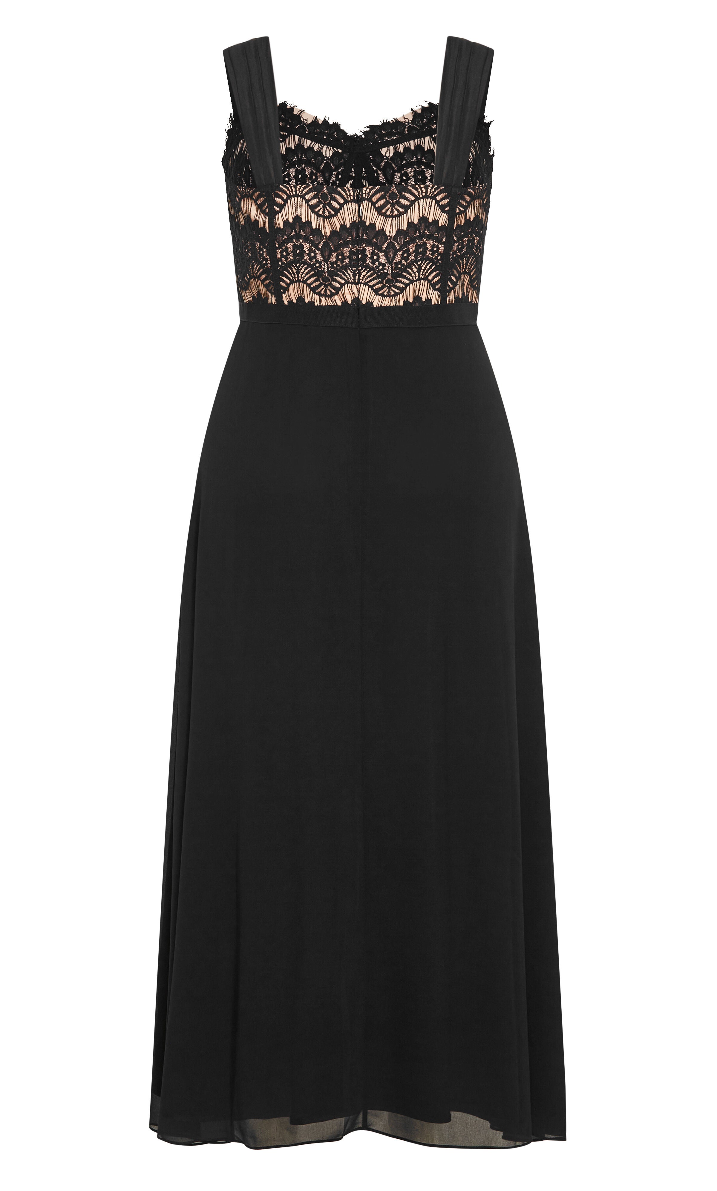 Sweet Evie Maxi Dress, BLACK, alternate image number 4
