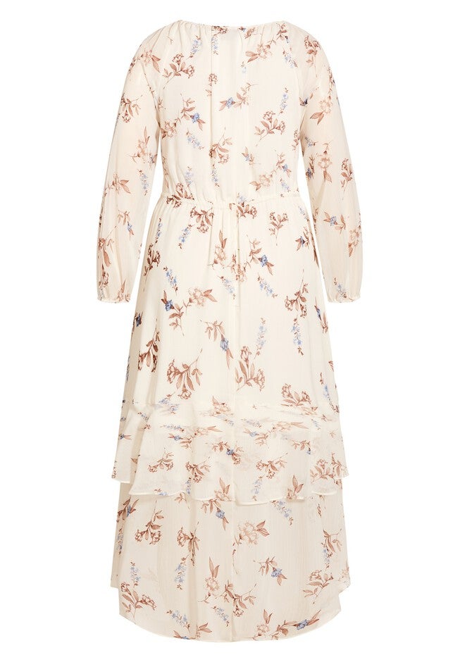 Juliet Floral Maxi Dress - pearl, BROWN, alternate image number null