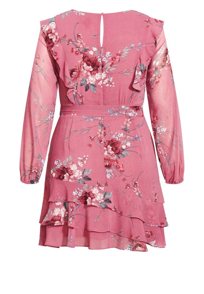 Lauren Dress - rosey, PINK, alternate image number 4