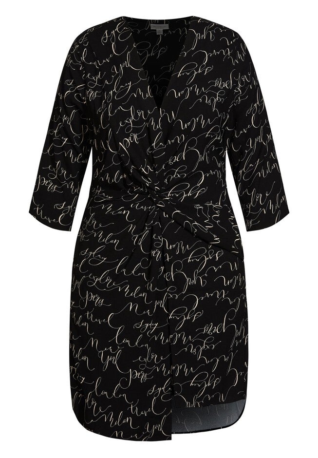 Modern Electric Dress - black, BLACK, alternate image number 4