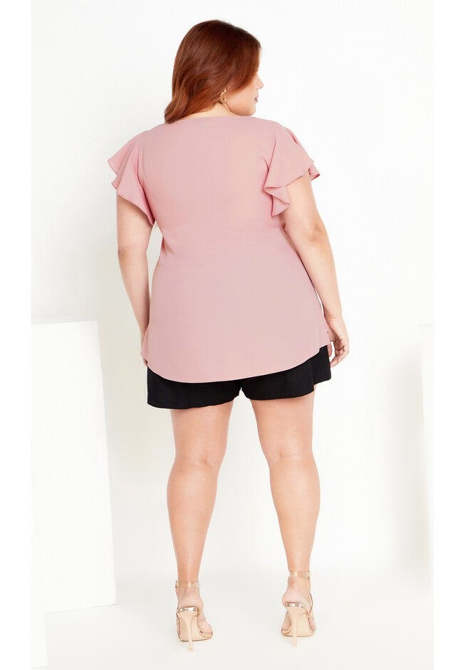 Zip Fling Top - blush, PINK, alternate image number null
