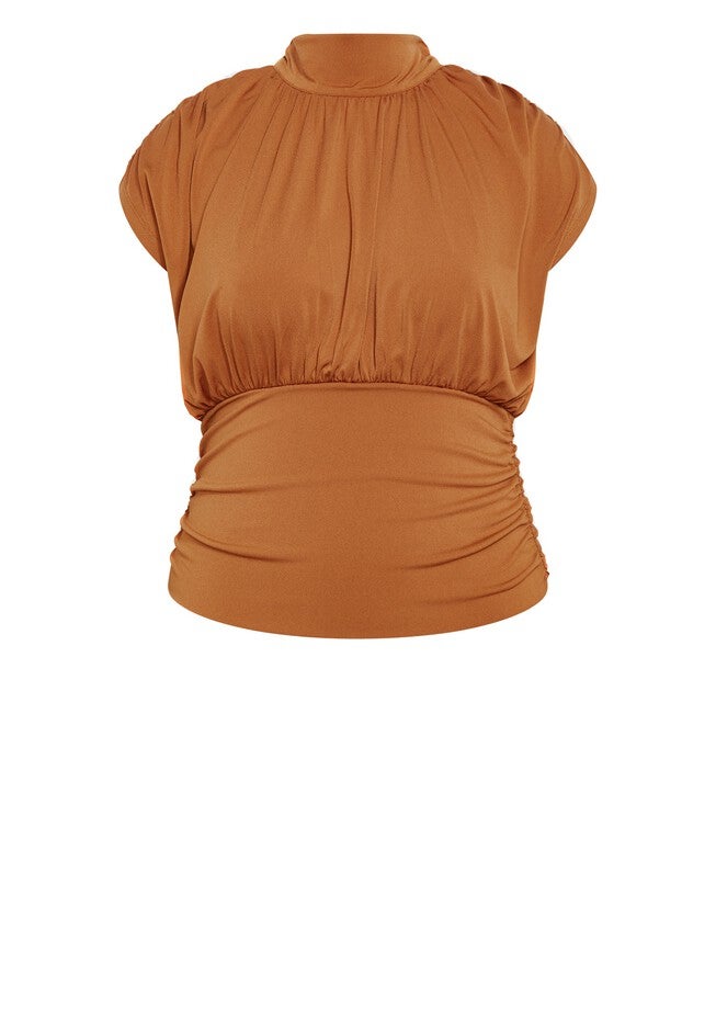 Kay Top - gingerbread, BROWN, alternate image number 6