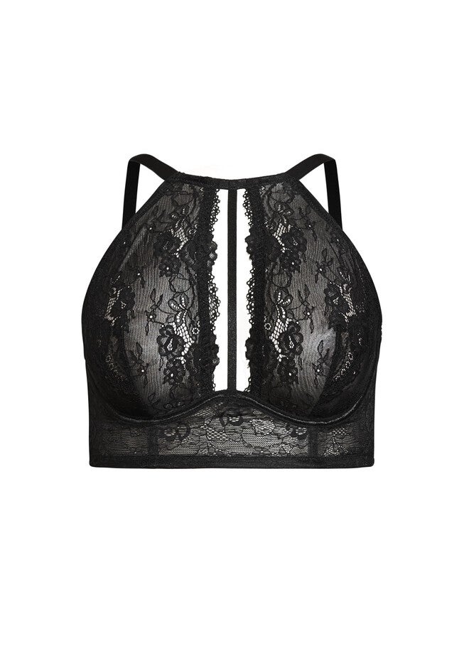 Saskia Bralette - black, BLACK, alternate image number null