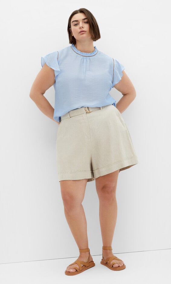 Lorelai Top - sky blue, BLUE, alternate image number 1