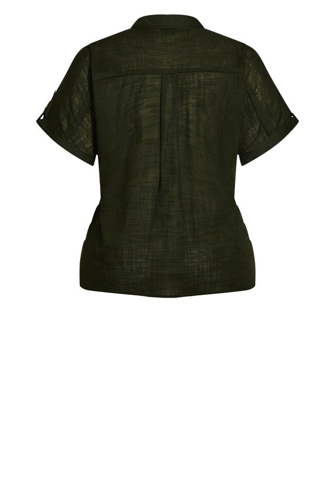 Button Explore Shirt - khaki, BROWN, alternate image number null