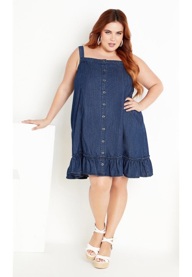 DRESS ISLAND DENIM, BLUE, hi-res image number null