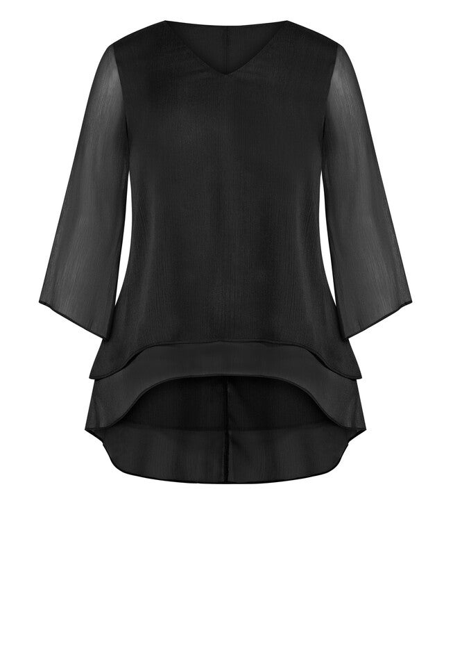 Rosie Layer Top, BLACK, alternate image number null