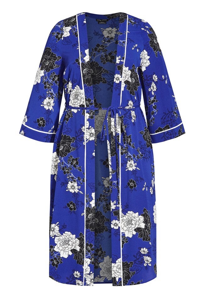 La Fleur Jacket - blue, BLUE, alternate image number 4