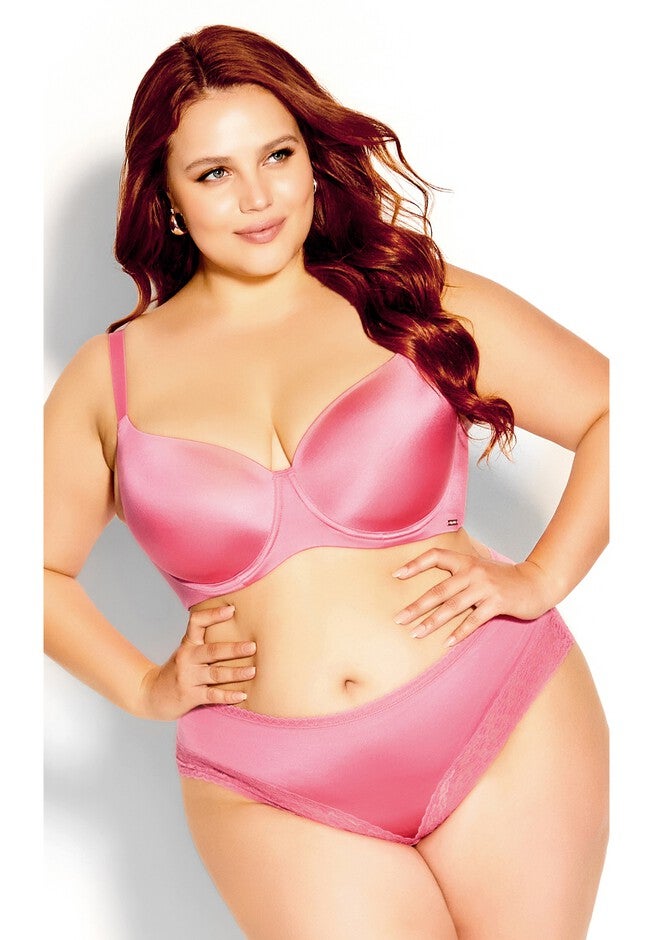 Smooth & Chic T-Shirt Bra - watermelon, PINK, hi-res image number null