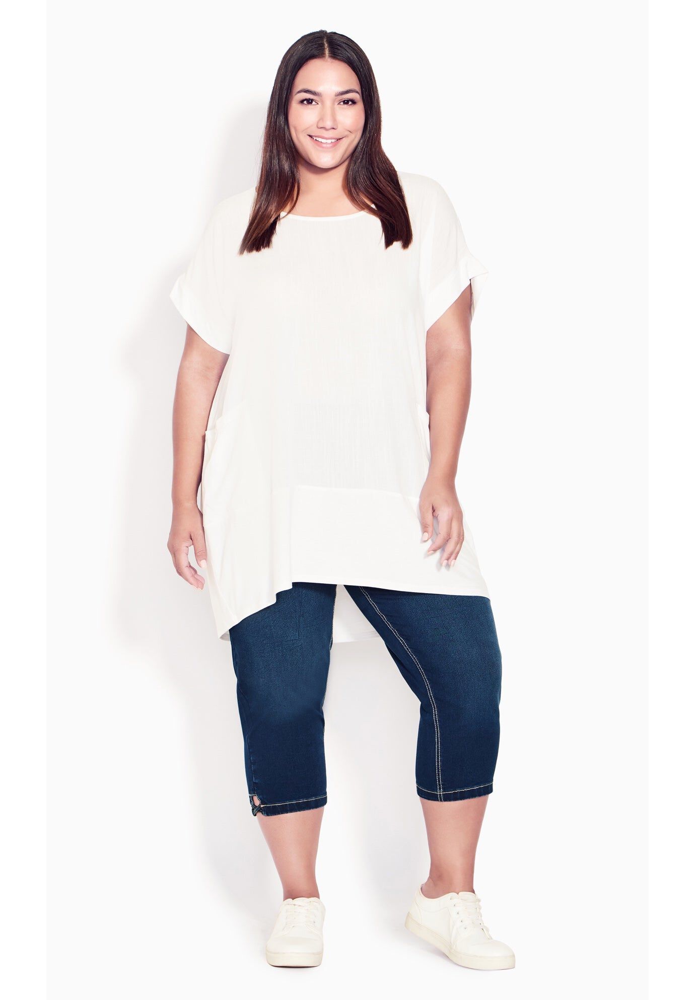 Butter Denim Lattice Jean, DARK WASH, hi-res image number 0