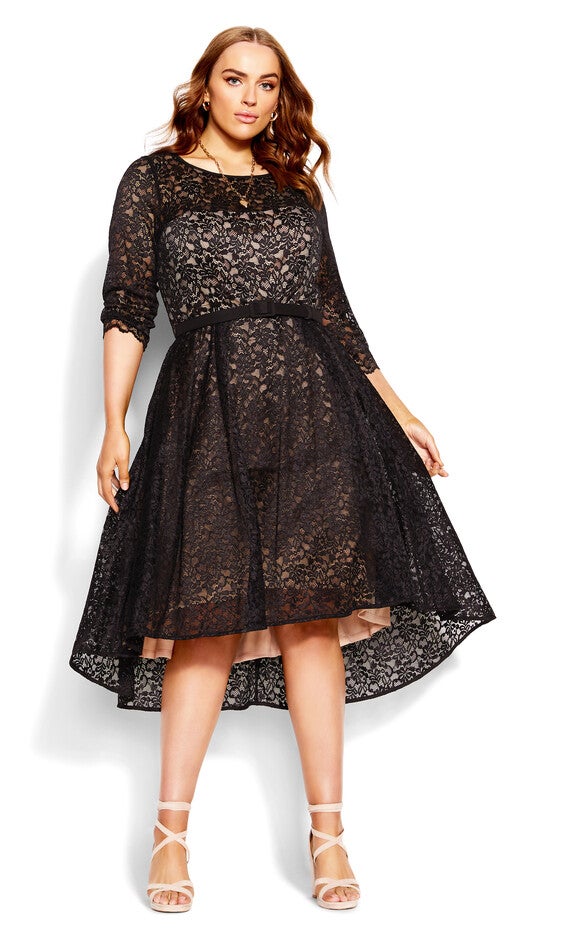 Lace Lover Dress - black, BLACK, hi-res image number null