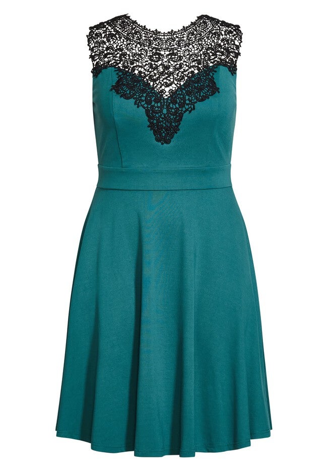 Lace Love Dress - alpine, BLUE, alternate image number null
