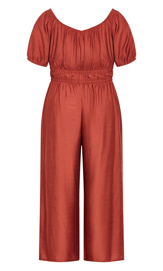 Erica Jumpsuit - cinnamon, BROWN, alternate image number 4