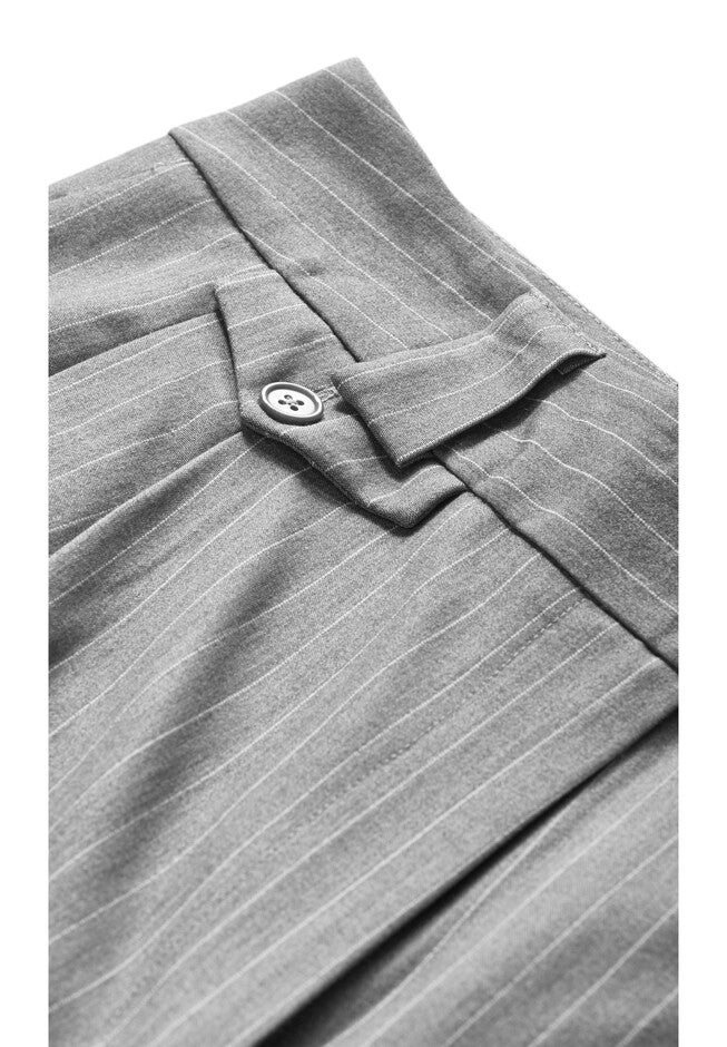 Jazmin Pinstripe Pant - silver, GREY, alternate image number null
