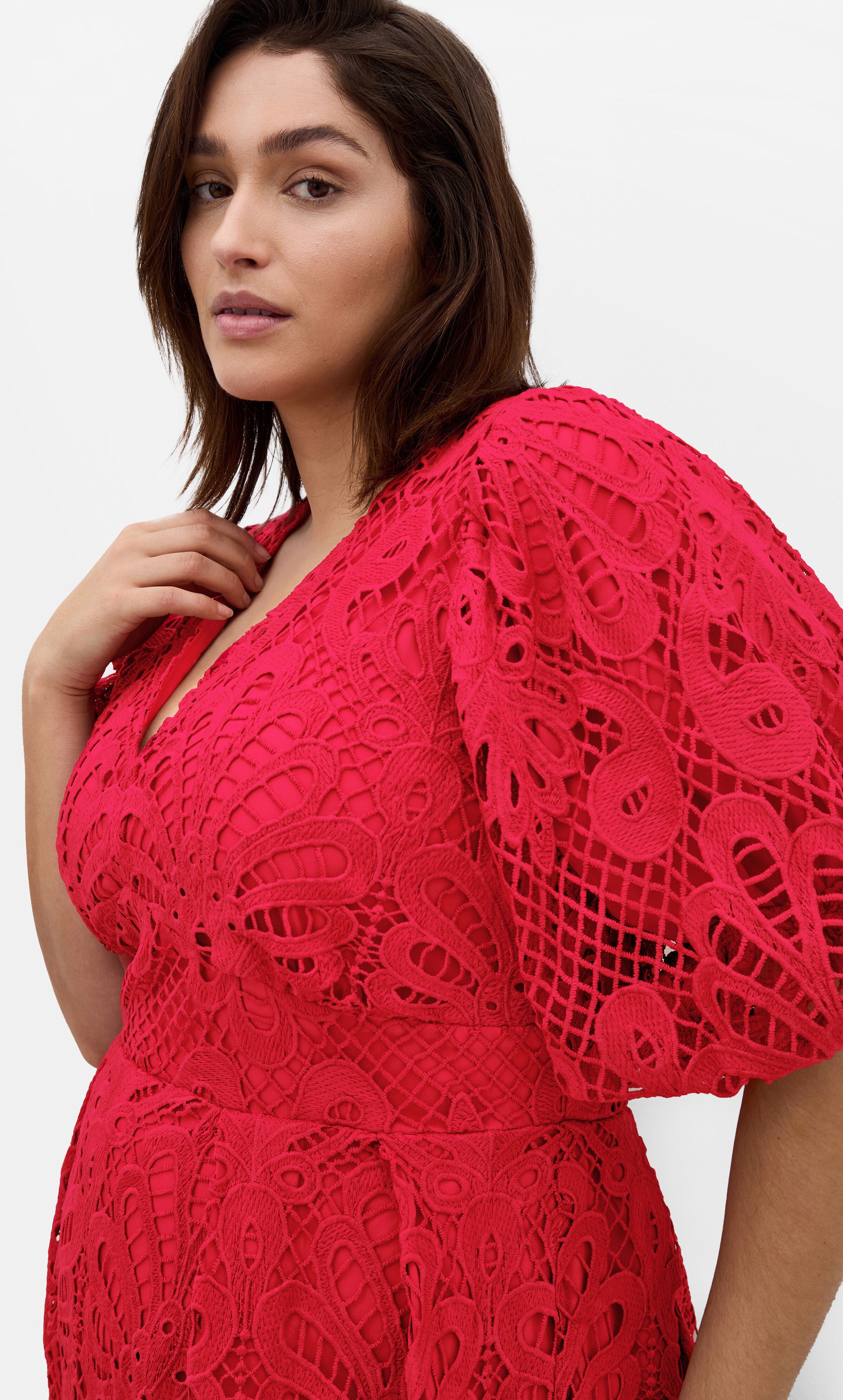 Kylee Dress - scarlet, RED, alternate image number 3