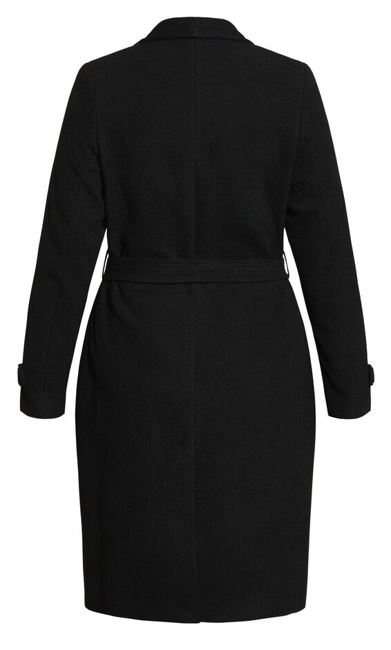 So Sleek Coat - black, BLACK, alternate image number null
