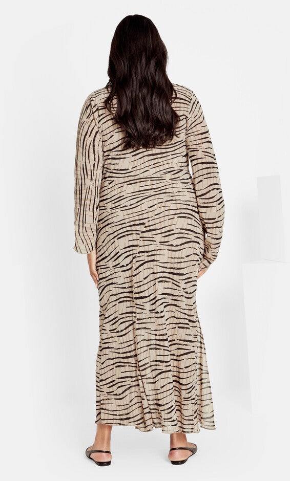 Anthea Print Maxi Dress - neutral, NEUTRAL, alternate image number 1