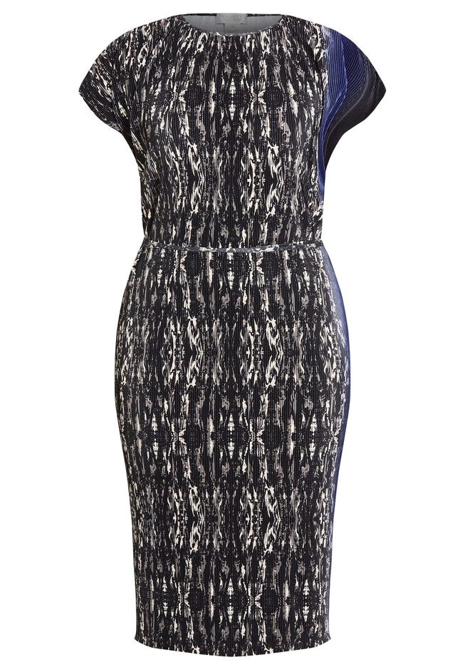 Savannah Dress - black, WHITE, alternate image number null