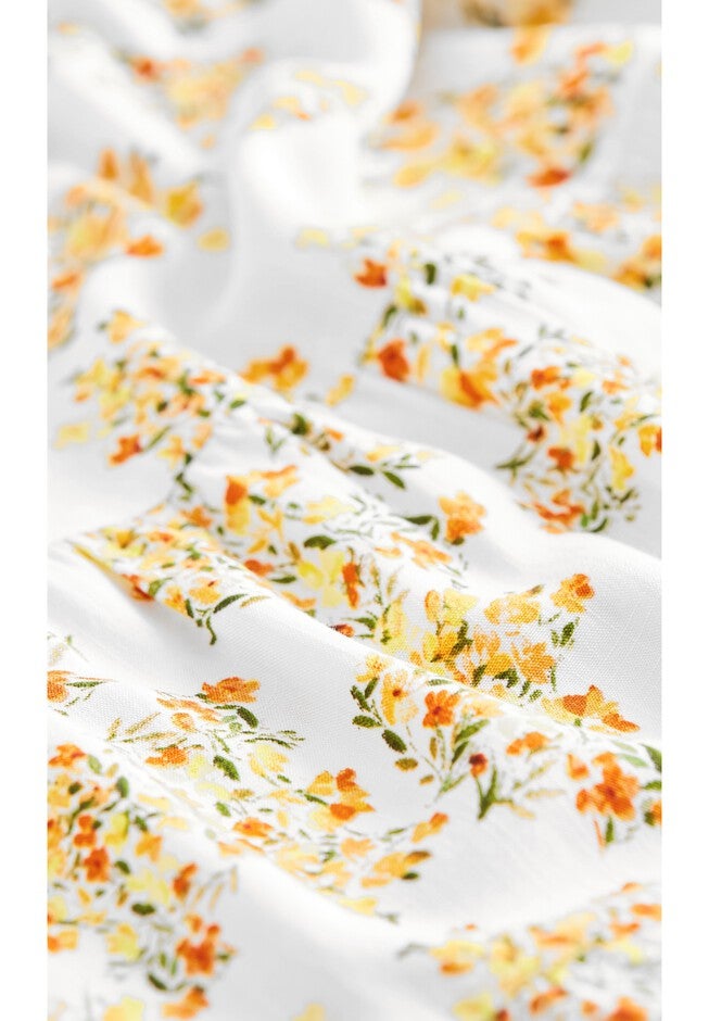 Sorrento Floral Skirt - black, WHITE, alternate image number null