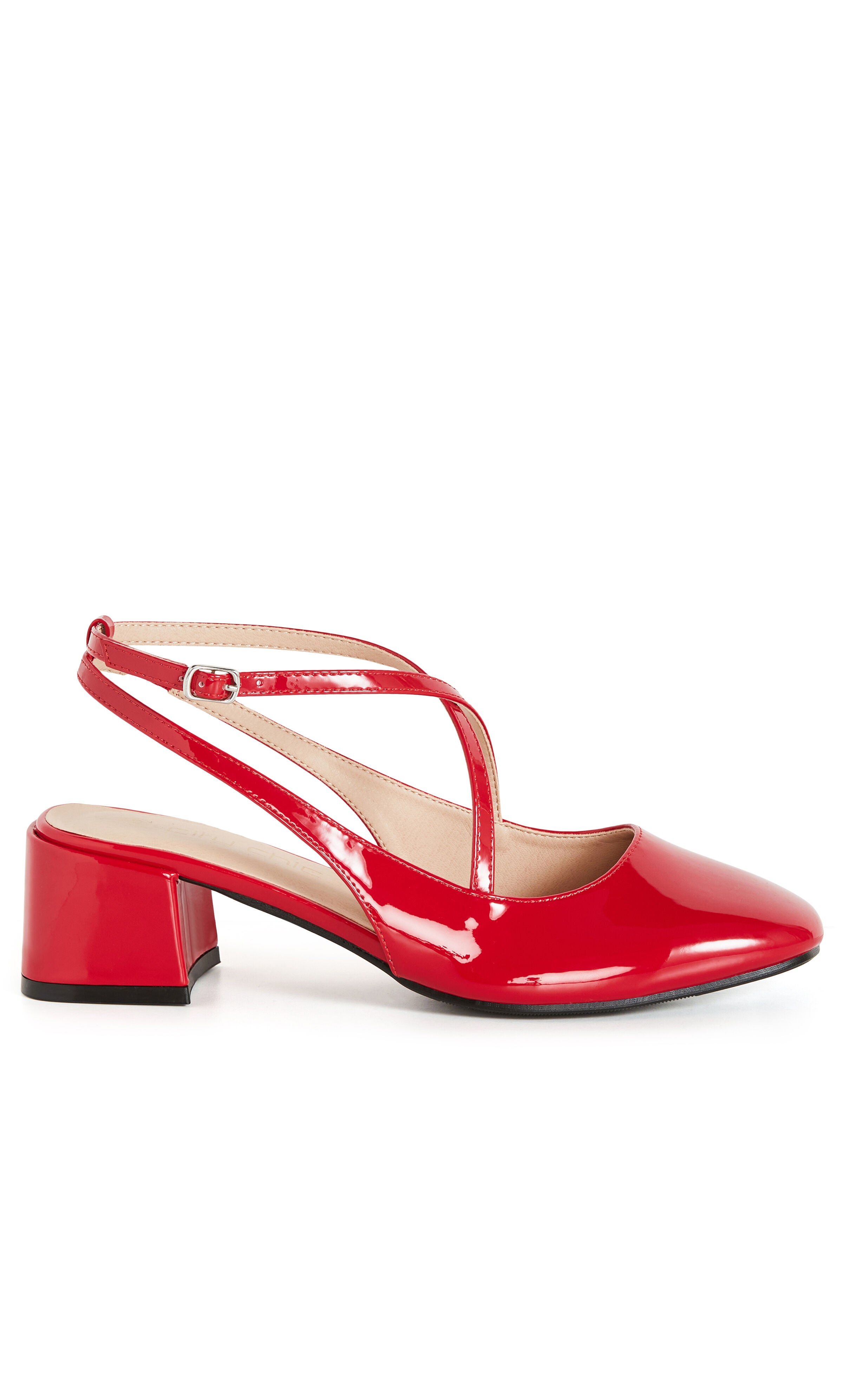WIDE FIT Luna Heel - cherry red, RED, alternate image number 1