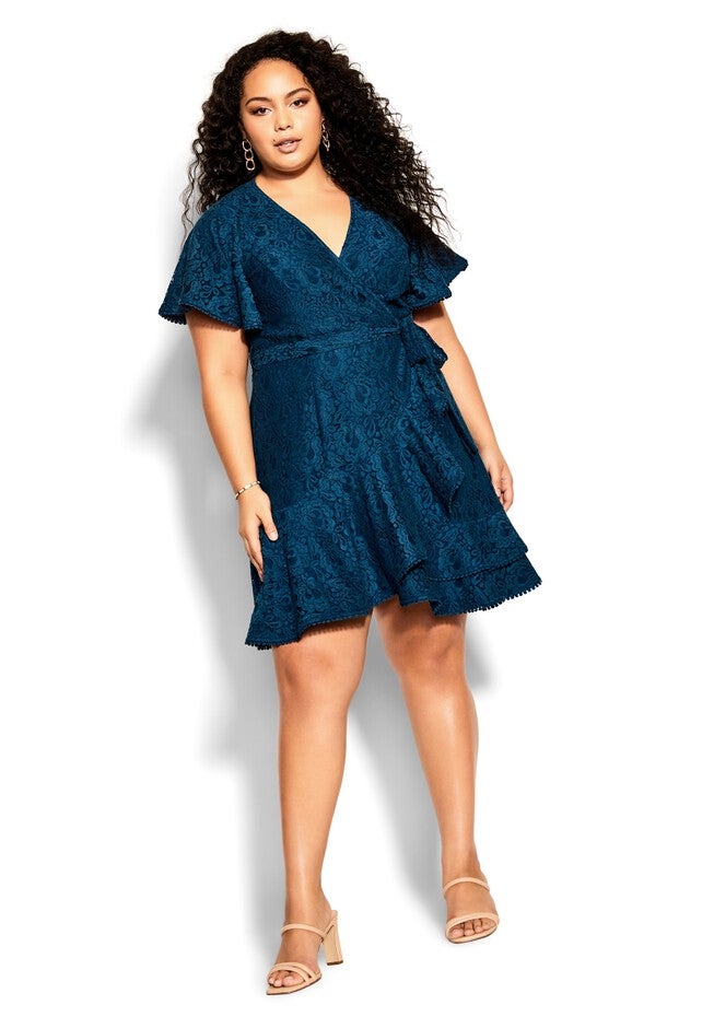 Sweet Love Lace Dress - jewel, GREEN, hi-res image number null