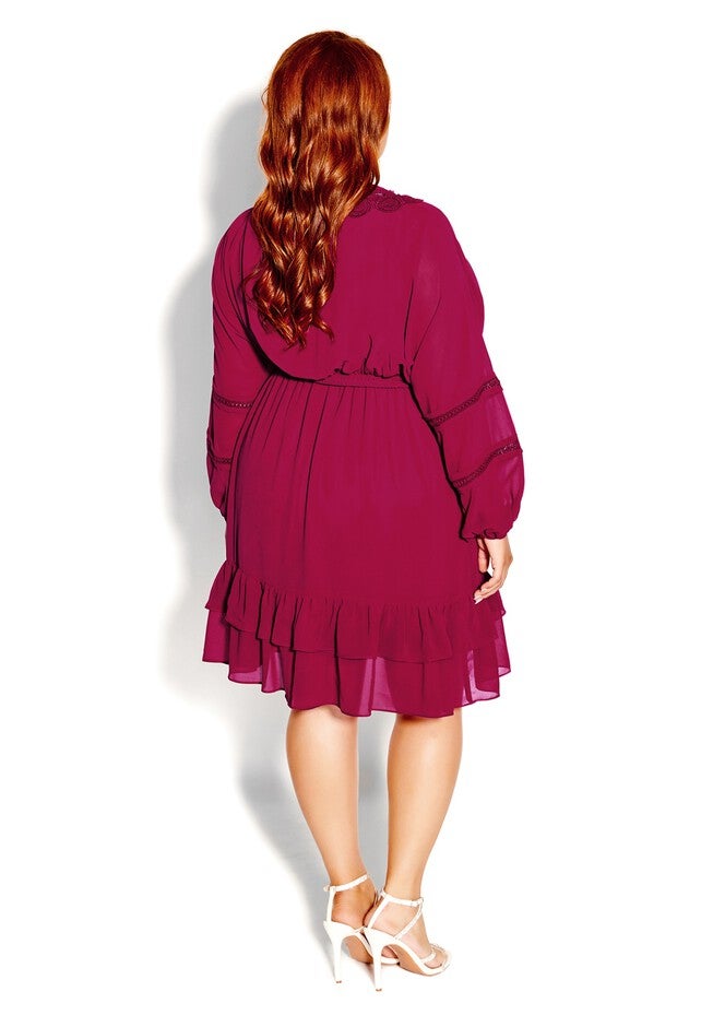Sweetheart Dress - fuchsia, PINK, on-hover image number 1
