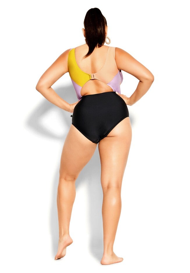 Lulu Splice 1 Piece - purple, PURPLE, alternate image number 4