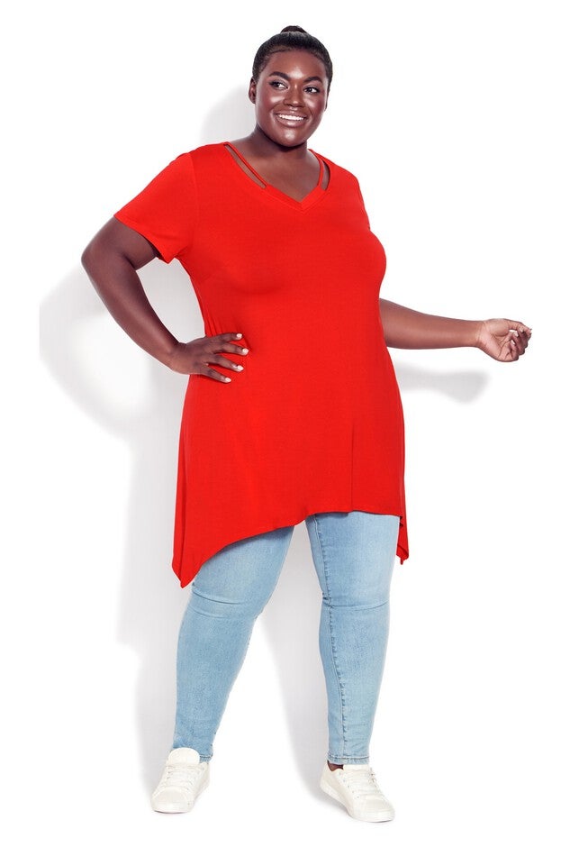 Anya Tunic, SCARLET, alternate image number 4