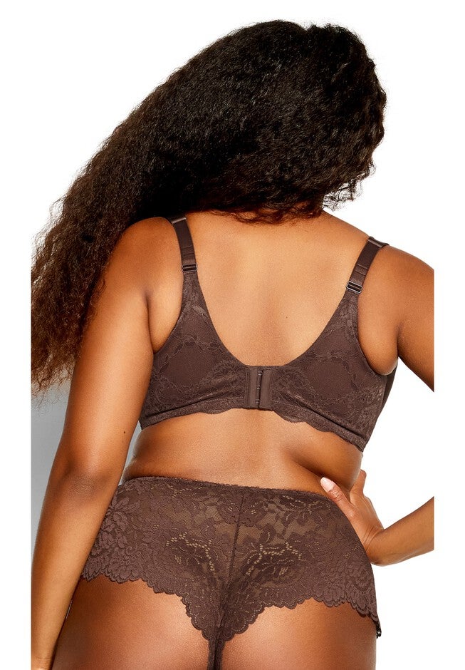 Sexy Glam T-Shirt Bra - espresso, BROWN, on-hover image number 1