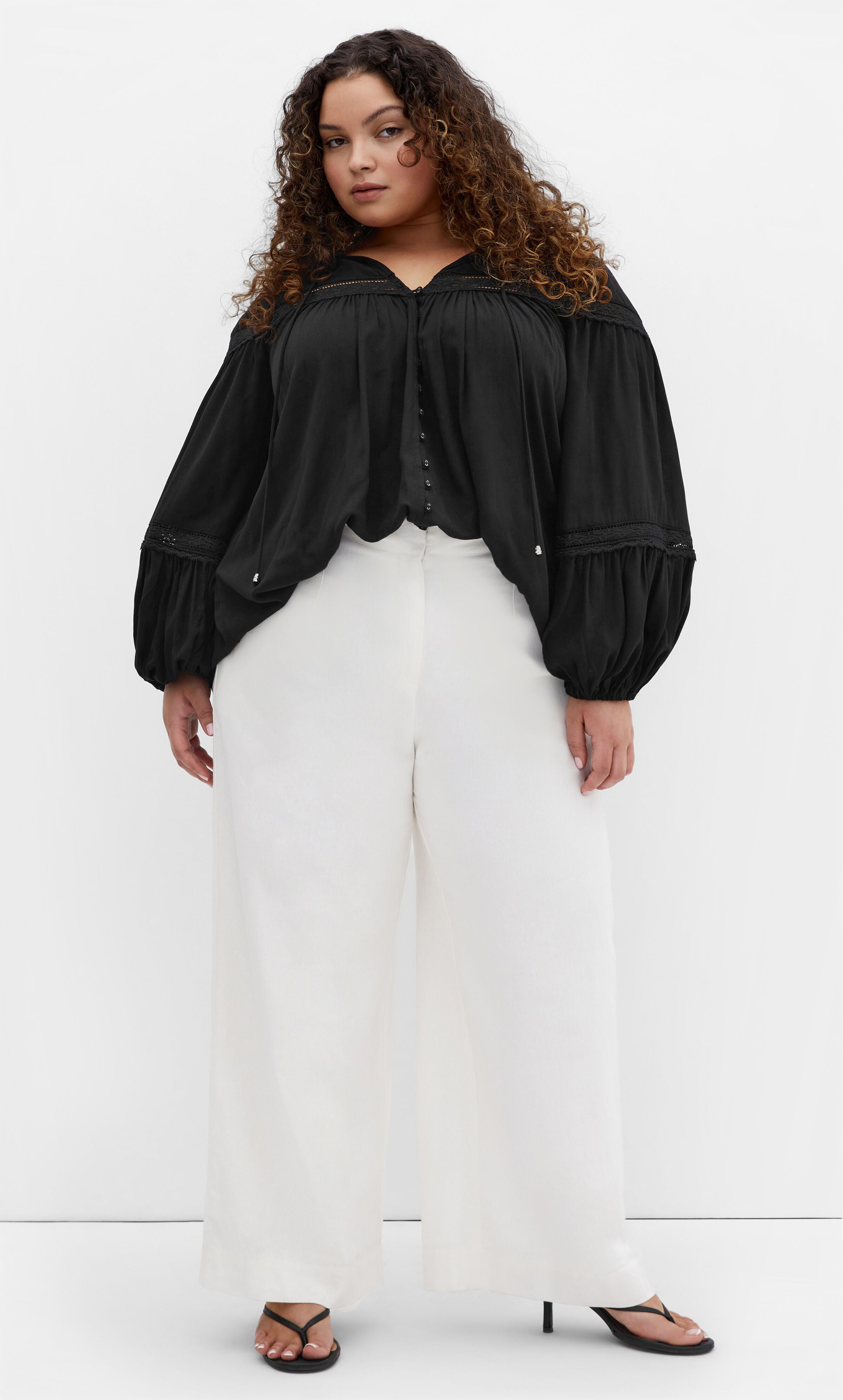 Averi Shirt - black, BLACK, alternate image number 1