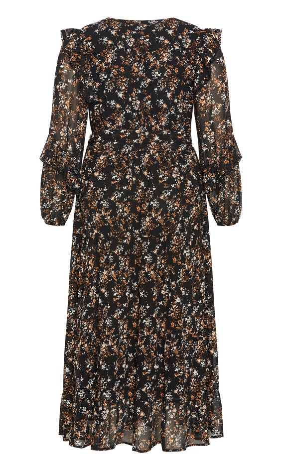 Lila Maxi Dress - black, BLACK, alternate image number 4