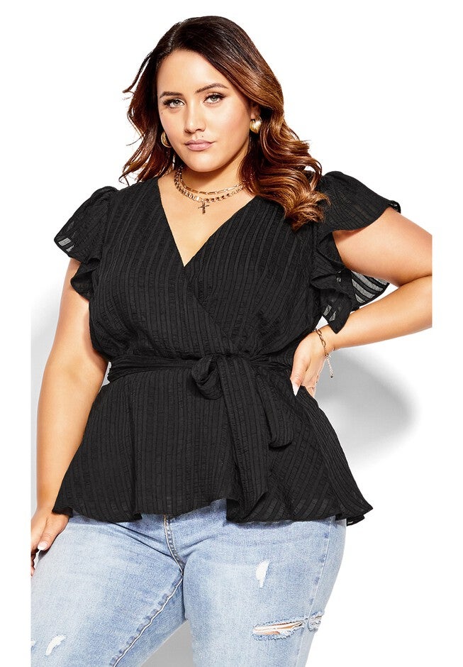Evoke Top - black, BLACK, hi-res image number 0