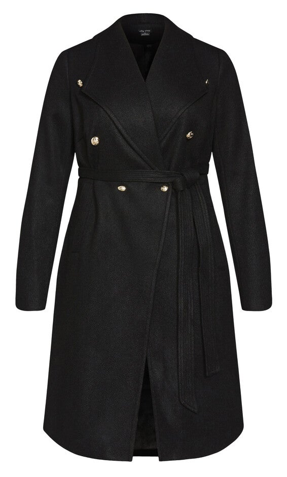 Sassy Military Coat - black, BLACK, alternate image number 6