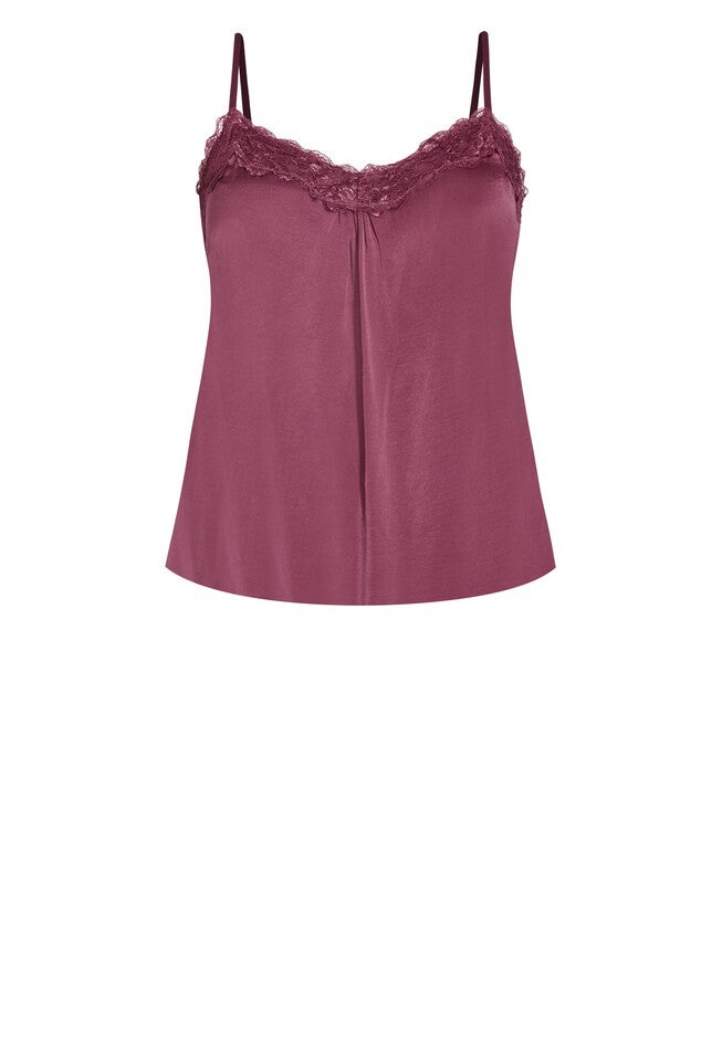 Budding Romance Cami - roseberry, PURPLE, alternate image number null
