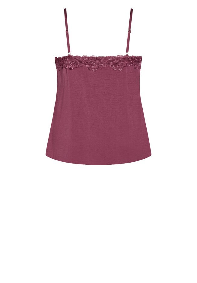 Budding Romance Cami - roseberry, PURPLE, alternate image number null
