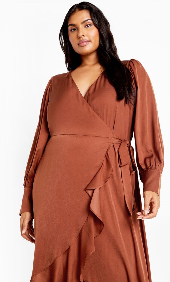 Oki Maxi Dress - copper, ORANGE, alternate image number null