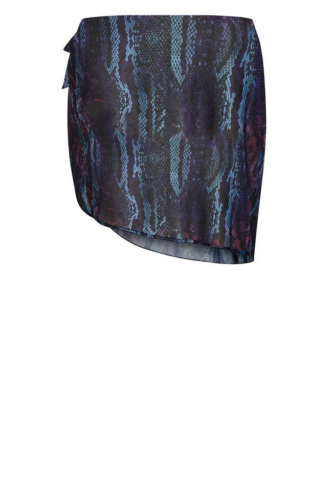 Python Print Sarong, BLACK PYTHON, alternate image number 4