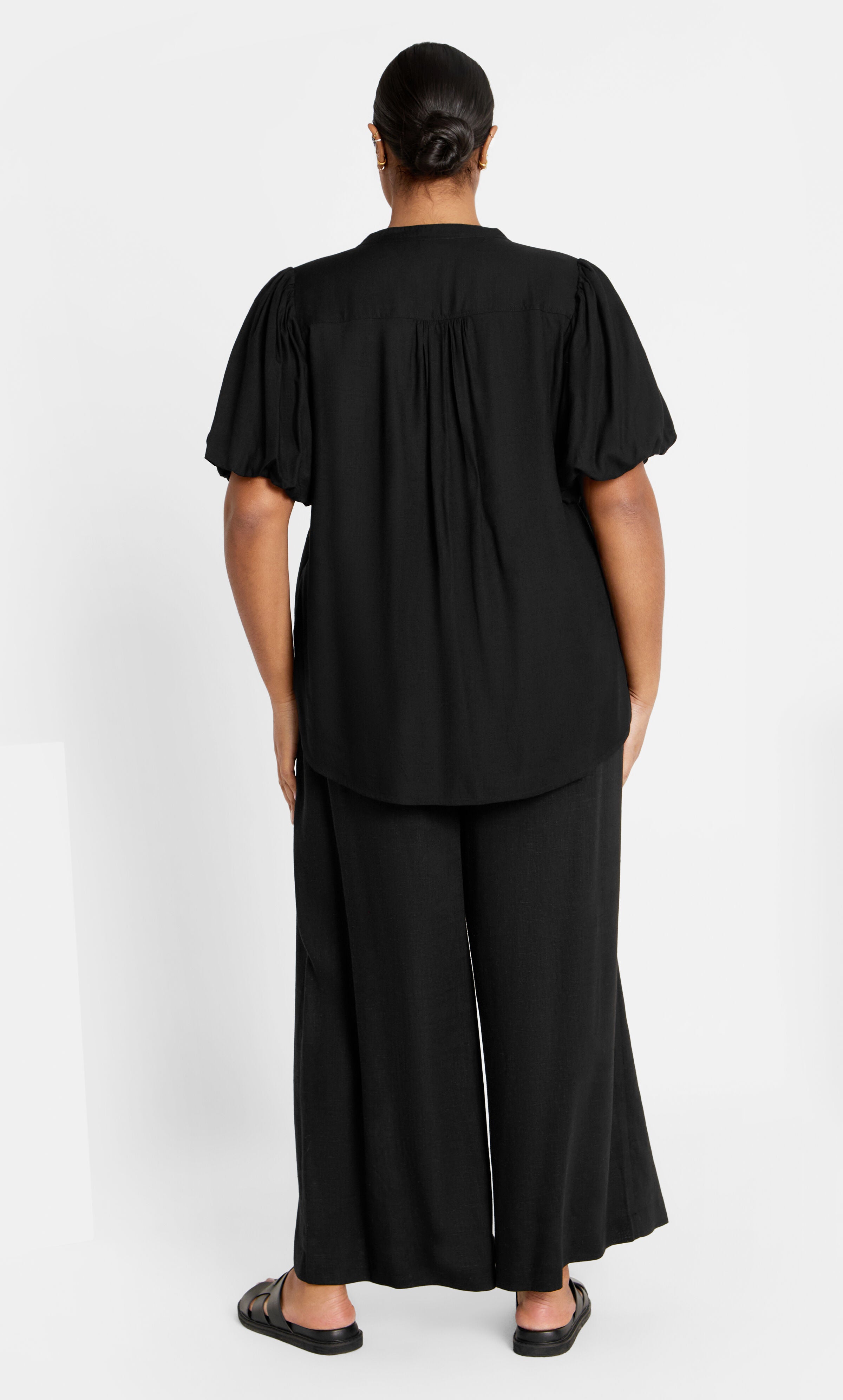 Georgia Shirt - black, BLACK, alternate image number 2